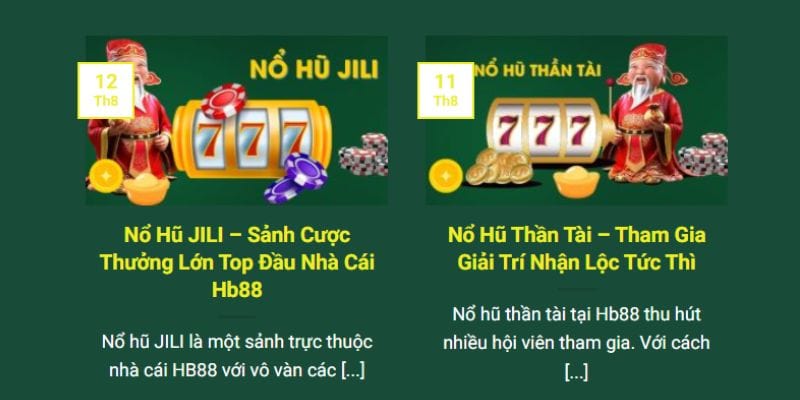 nổ hũ hb88